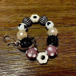 New Flower handmade Keychain Bracelet!